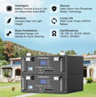 LiFePO4 Modular Battery 51.2V 100Ah with LCD Display for Home Energy Storage Solution