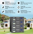 24V LiFePO4 Modular Battery 100Ah with LCD Display Power Storage Solution