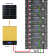 Modular LiFePO4 Battery 51.2V 200Ah with LCD Display for Solar Energy Storage Solution