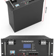 Modular LiFePO4 Battery 51.2V 200Ah with LCD Display for Solar Energy Storage Solution