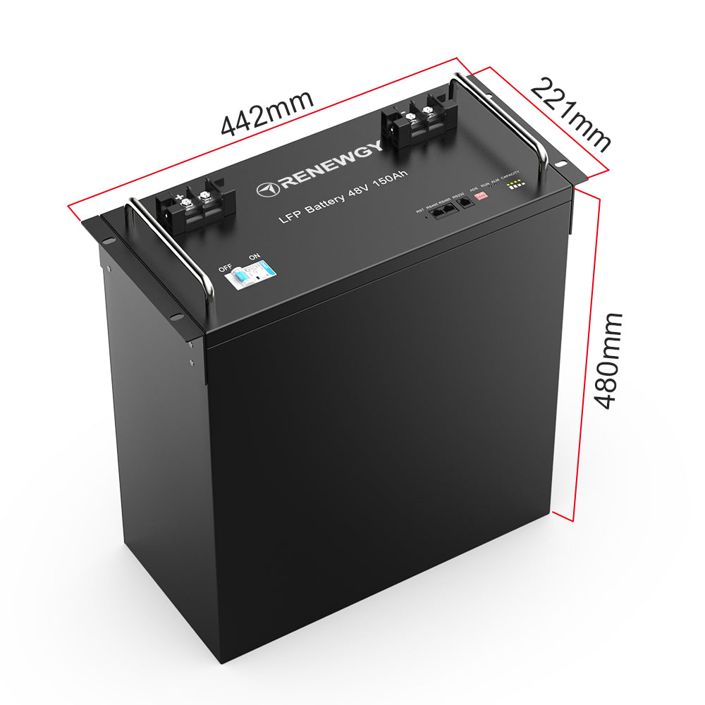 51.2V LiFePO4 Battery Module  High Capacity Battery 150Ah  for Home Energy Storage System