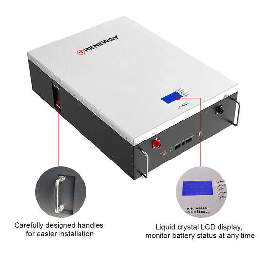 48V Wall-Mount LiFePO4 Battery Home Energy Storage System